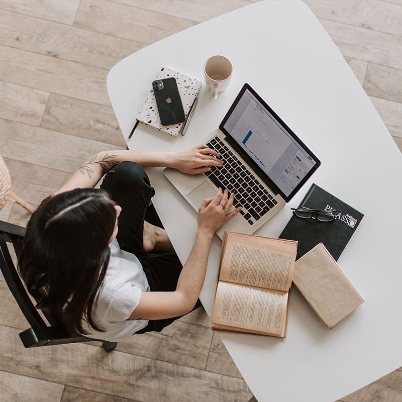 person-working-from-home-on-laptop
